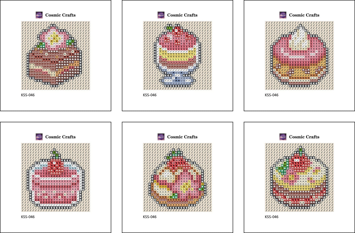 Mini Strawberry Treats Diamond Art Kit (6-Pack) Cosmic Crafts