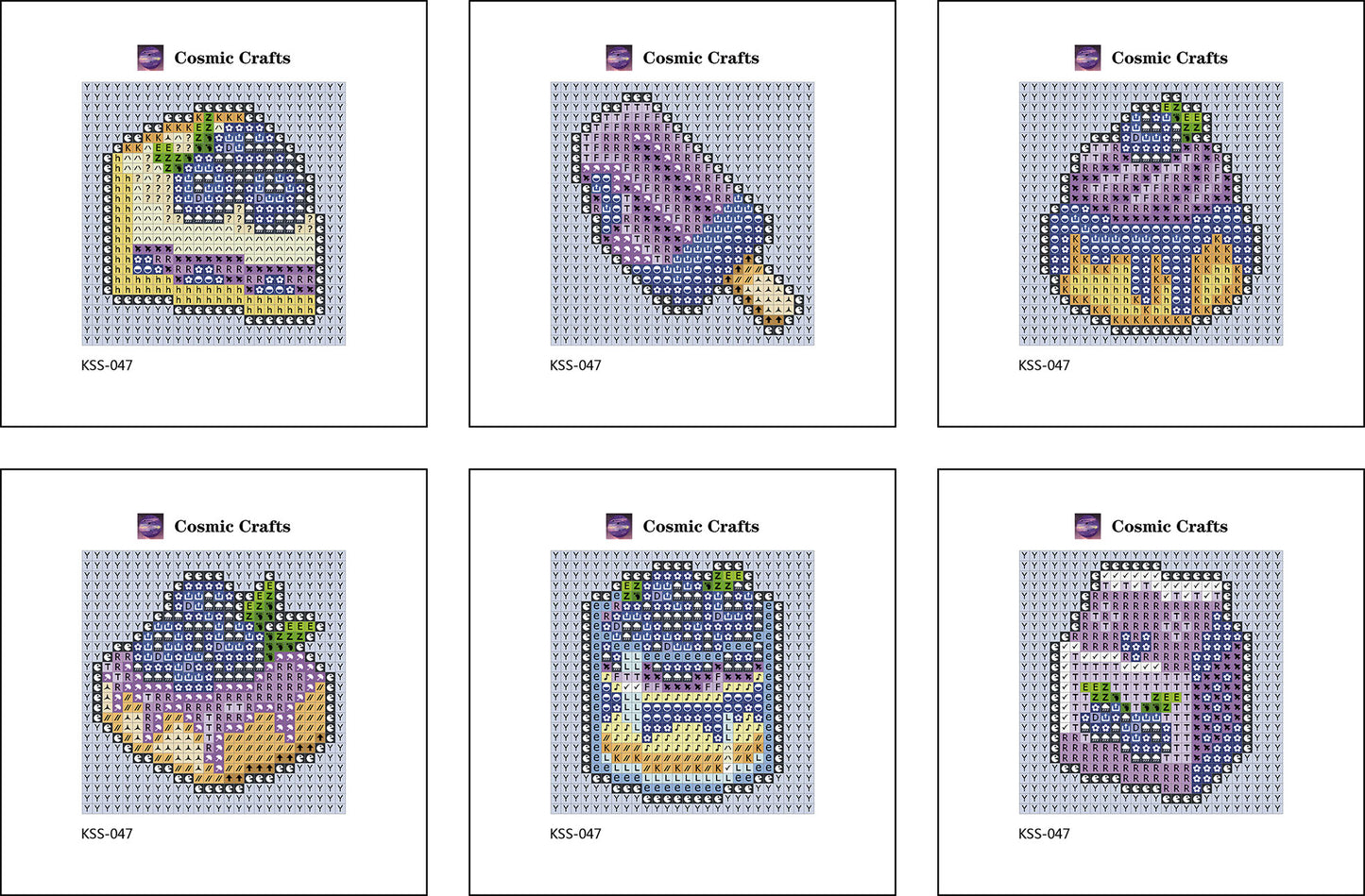 Mini Blueberry Treats Diamond Art Kit (6-Pack)