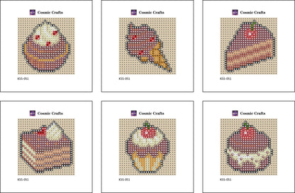 Mini Cherry Chocolate Treats Diamond Art Kit (6-Pack) Cosmic Crafts