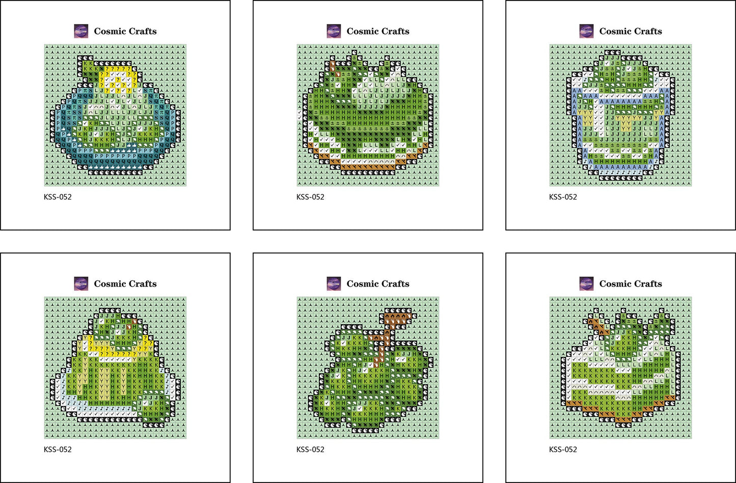Mini Green Grape Treats Diamond Art Kit (6-Pack) Cosmic Crafts
