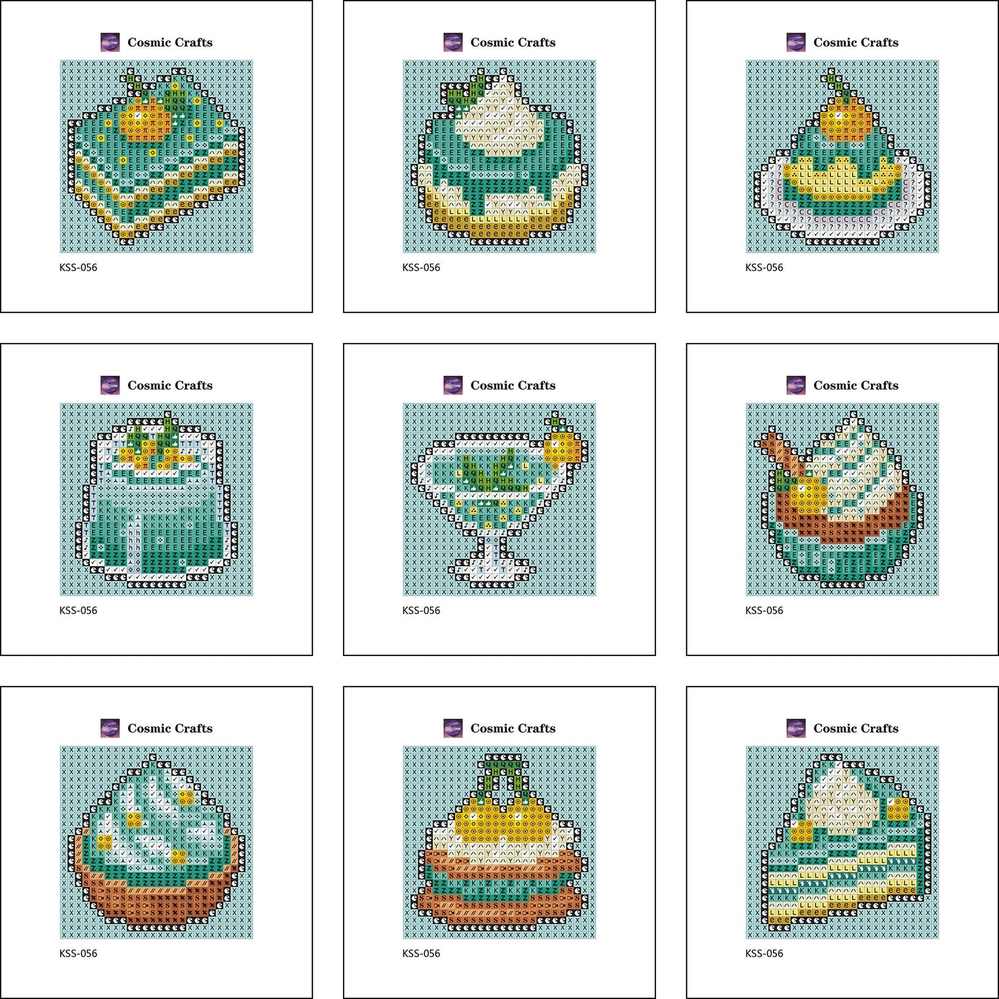 Mini Tropical Coconut Treats Diamond Art Kit (9-Pack) Cosmic Crafts