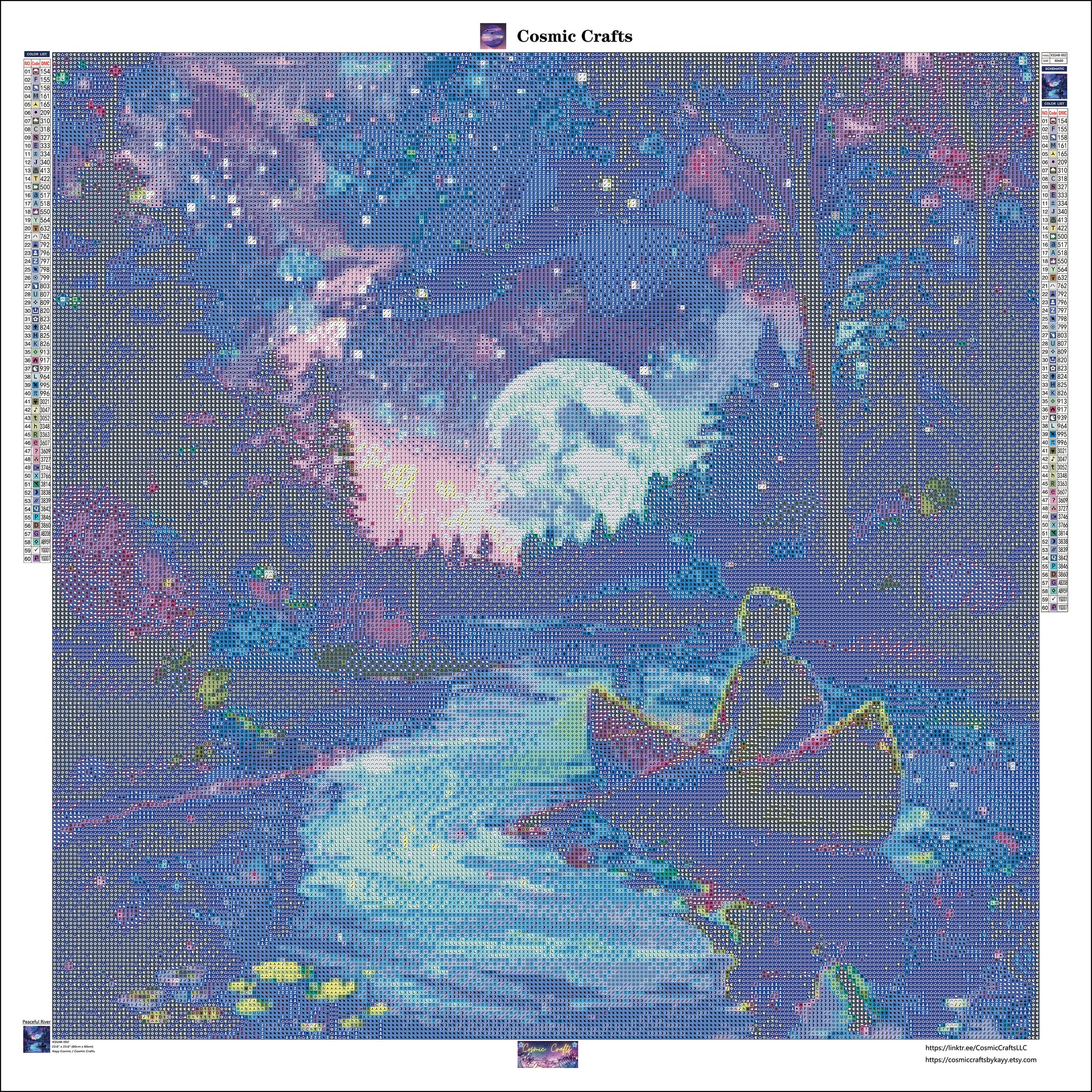 Peaceful River Shimmer & Save Diamond Painting Bundle Cosmic Crafts