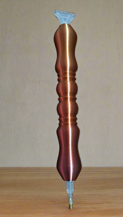 3D Printed Diamond Painting Pen, Carved 4 Wood Style, E-Painter Version Available, Lightweight Diamond Art Pen, Comfortable and Colorful Diamond Dot Tool, Drill Pen