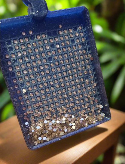 Single Placer Diamond Painting Tray with Grid Design, Must Have for Single Placer Diamond Art Pens, Grid Diamond Art Tray with Stopper Cosmic Crafts