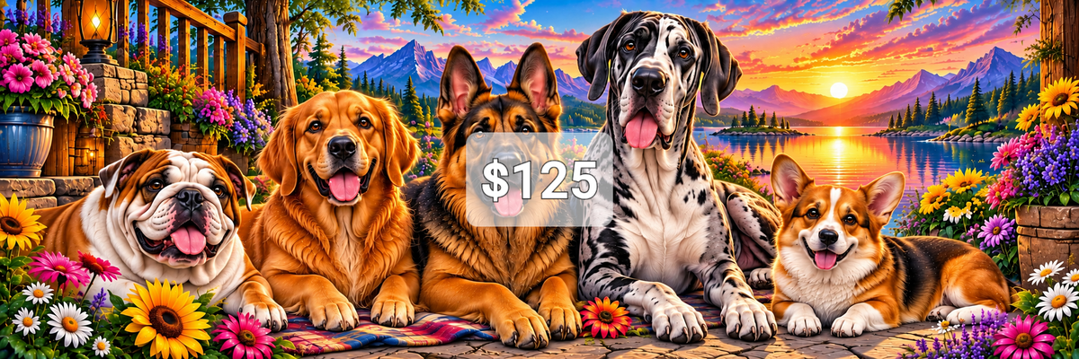 Limited Edition Mega Canvas PREMADE ARTWORK SPECIAL 1 Cosmic Crafts