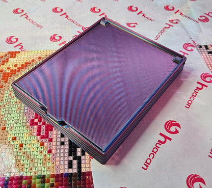 FLIP Diamond Art Tray with Flip Lid & Sloped Spout, 3D Printed Drill Tray, Unique Diamond Painting Tool Cosmic Crafts