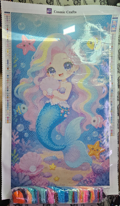 Glimmer Mermaid Limited Edition Diamond Painting Bundle Cosmic Crafts