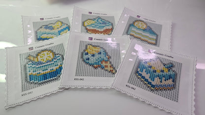 Mini Blueberry Lemon Treats Diamond Art Kit (6-Pack) Cosmic Crafts