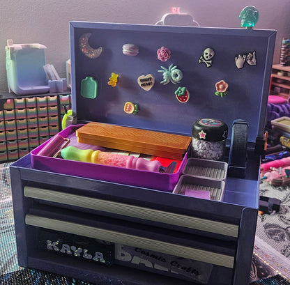 Mini Toolbox Hinge Keepers, Magnetic Lid Supports, Kobalt Toolbox Diamond Painting Accessory Cosmic Crafts