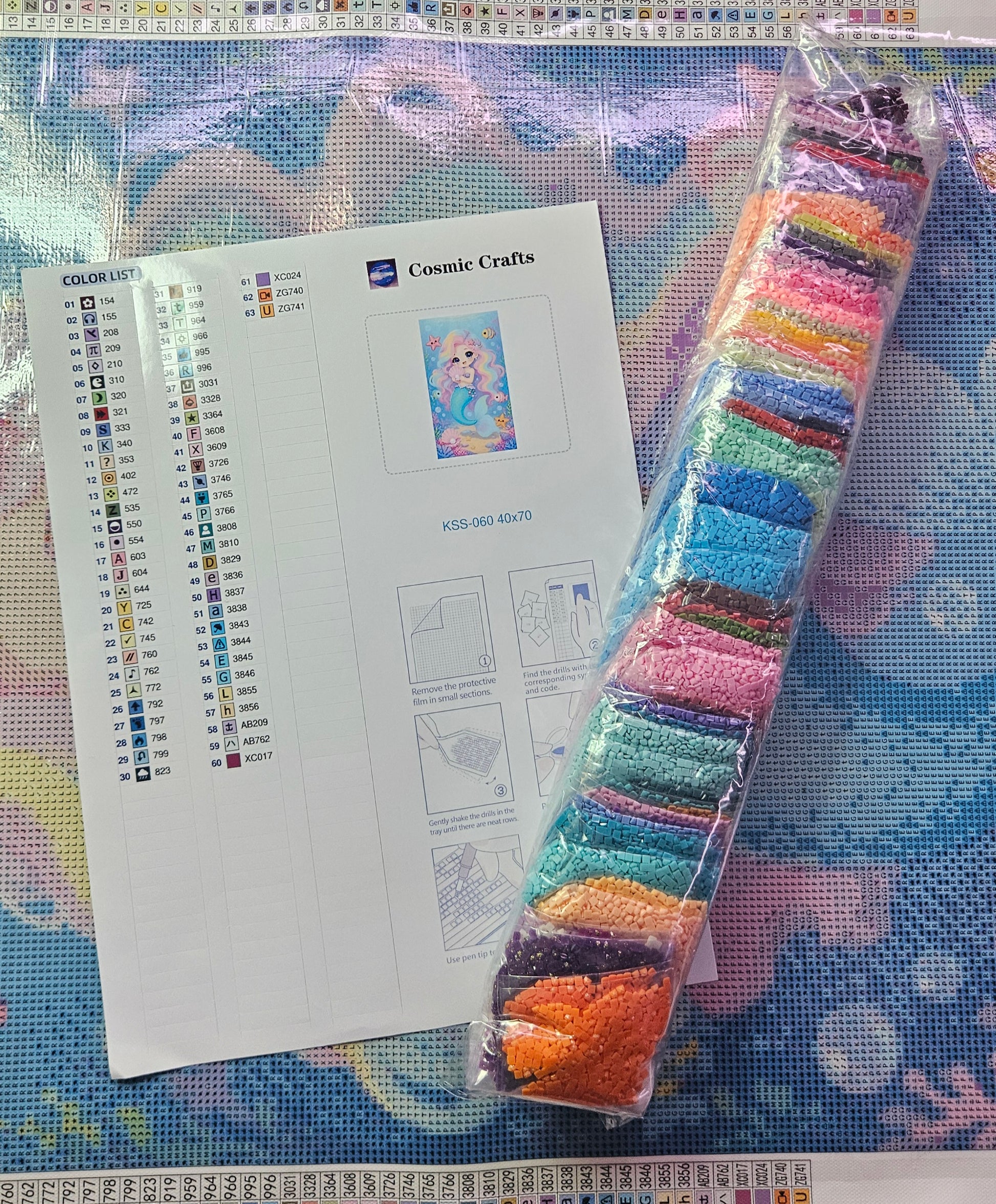 Glimmer Mermaid Limited Edition Diamond Painting Bundle Cosmic Crafts