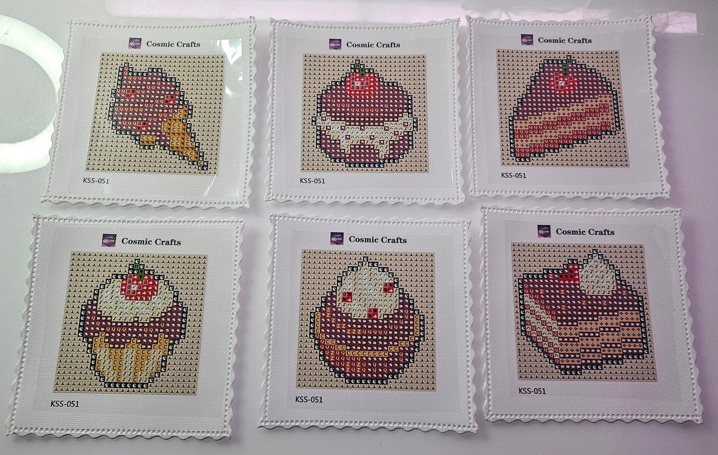 Mini Cherry Chocolate Treats Diamond Art Kit (6-Pack) Cosmic Crafts
