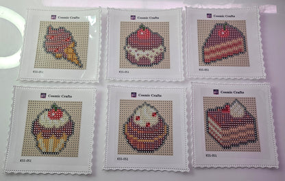 Mini Cherry Chocolate Treats Diamond Art Kit (6-Pack) Cosmic Crafts