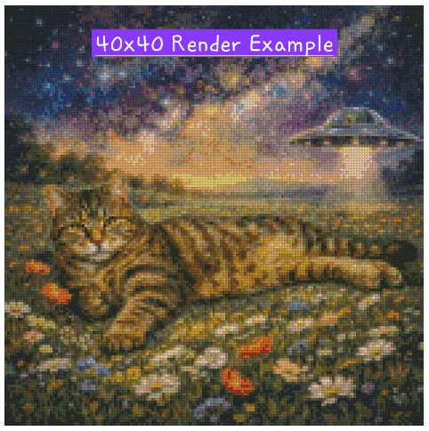 Custom Diamond Painting Kit from Photo, Personalized Full Drill Diamond Art, Round or Square Drills, DIY Photo Gift Cosmic Crafts