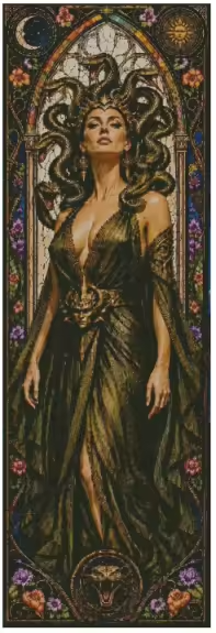Custom Medusa Canvas for Margarita V. Cosmic Crafts