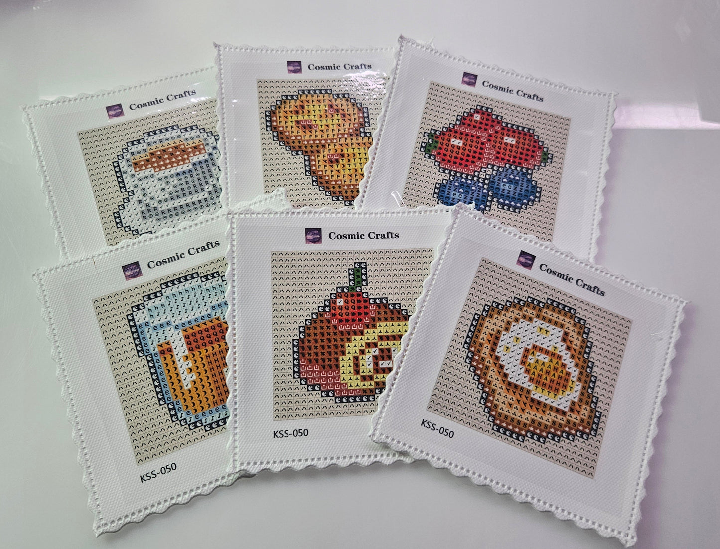 Mini Breakfast Treats Diamond Art Kit (6-Pack) Cosmic Crafts