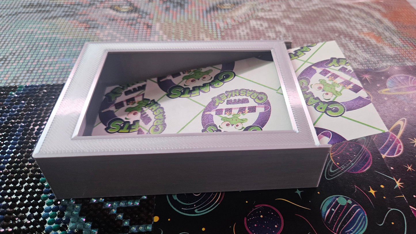 Diamond Painting Release Paper Storage & Dispenser Box, Diamond Art Cover Sheet Organizer Cosmic Crafts