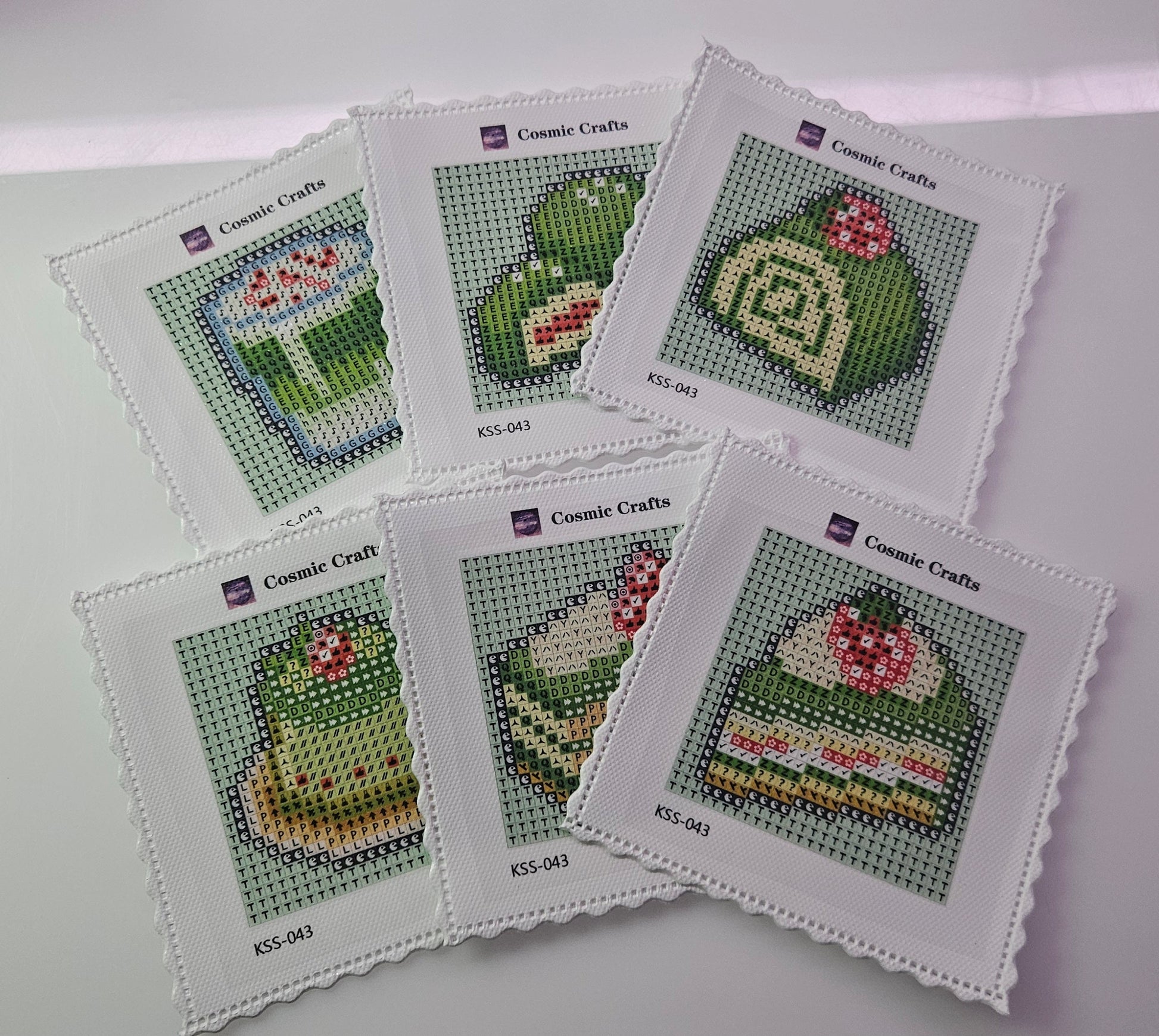 Mini Matcha Strawberry Treats Diamond Art Kit (6-Pack) Cosmic Crafts
