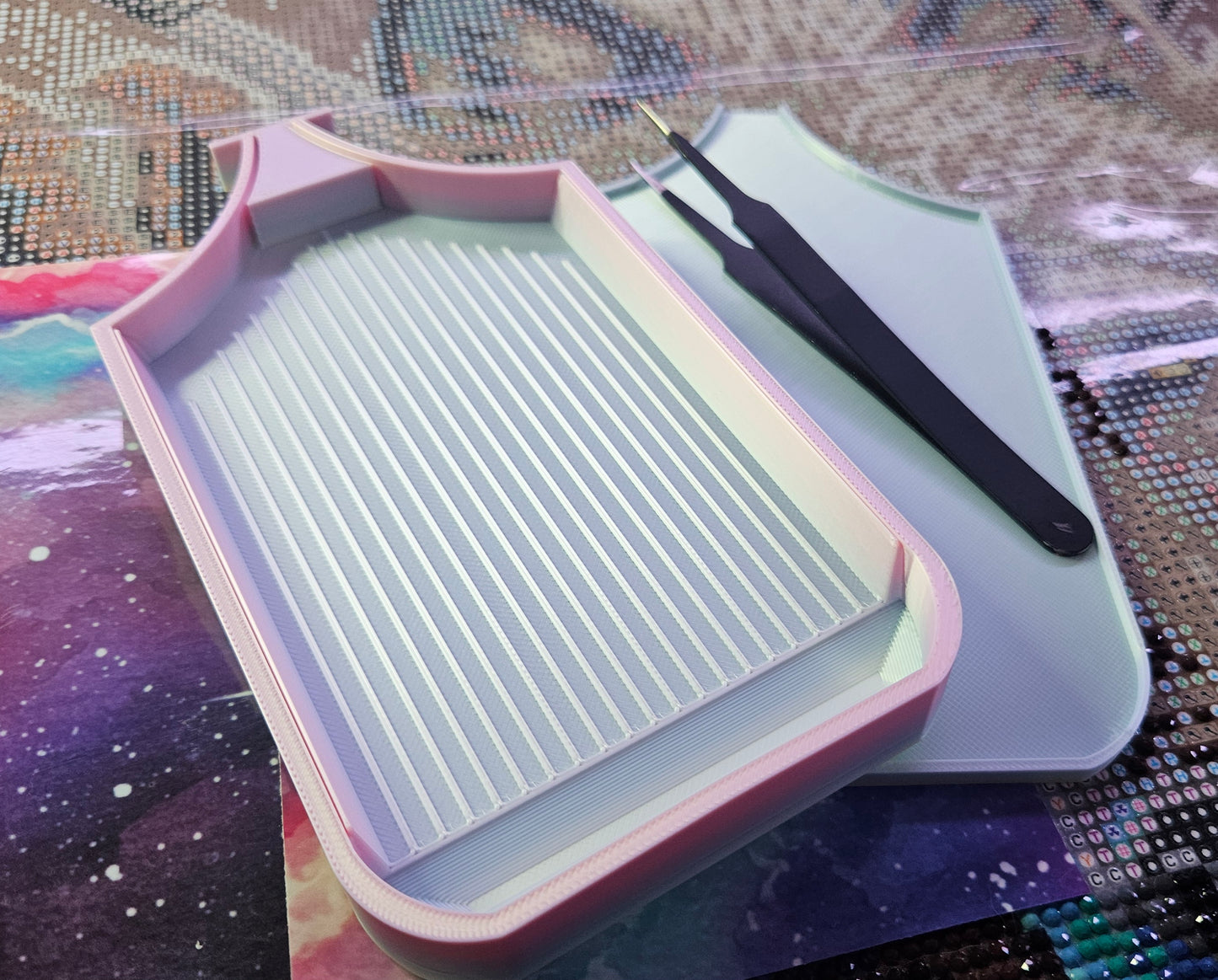Galaxy Washi SNAP, XL Diamond Painting Tray with Snap-On Lid Cosmic Crafts