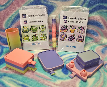 Pastel Fruit Shimmer & Save Diamond Painting Bundle Cosmic Crafts
