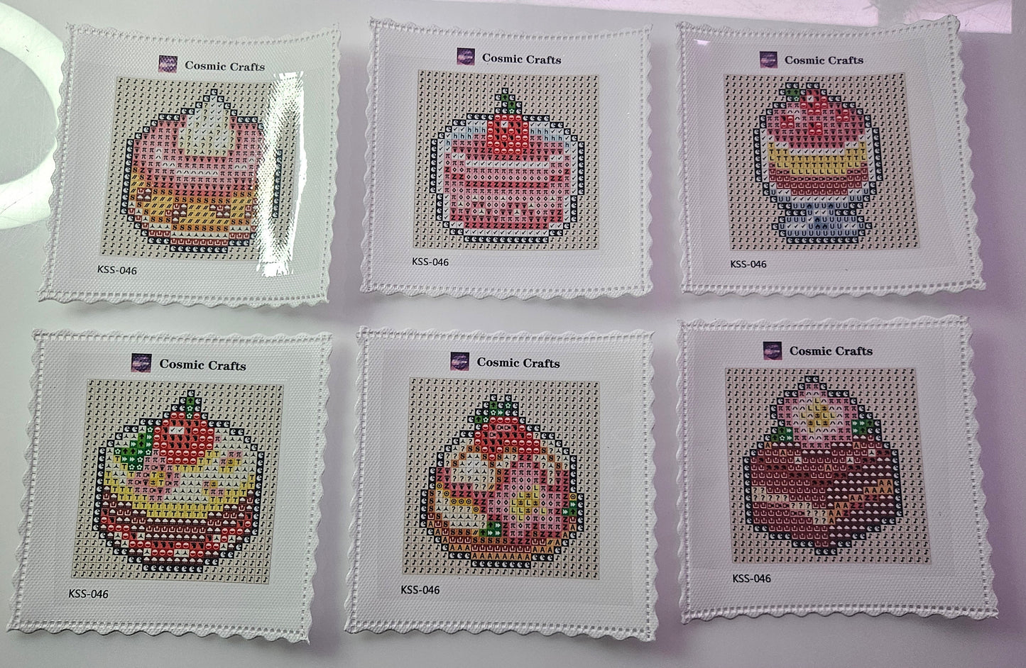 Mini Strawberry Treats Diamond Art Kit (6-Pack) Cosmic Crafts