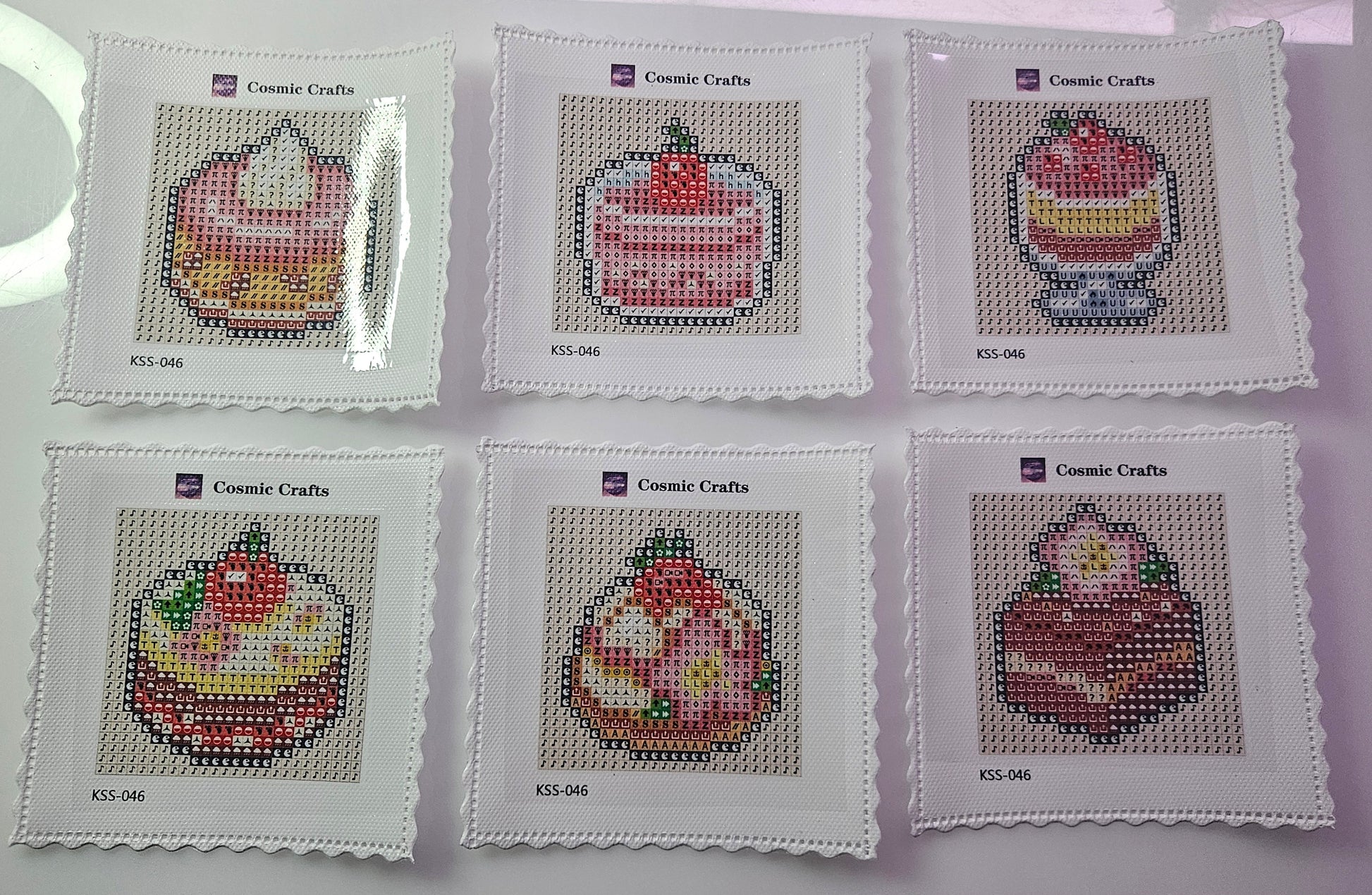 Mini Strawberry Treats Diamond Art Kit (6-Pack) Cosmic Crafts