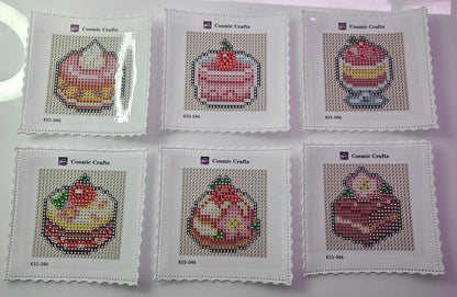Mini Strawberry Treats Diamond Art Kit (6-Pack) Cosmic Crafts