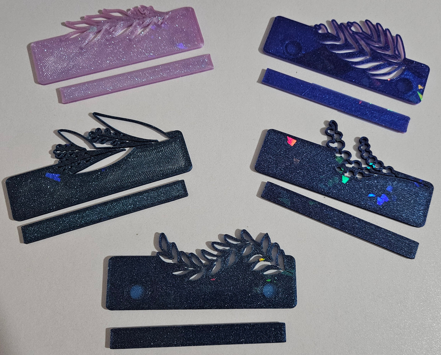 Personalized Floral Coverminder, Large Diamond Art Cover Minder, Custom Name Magnet, 3D Printed Floral Design