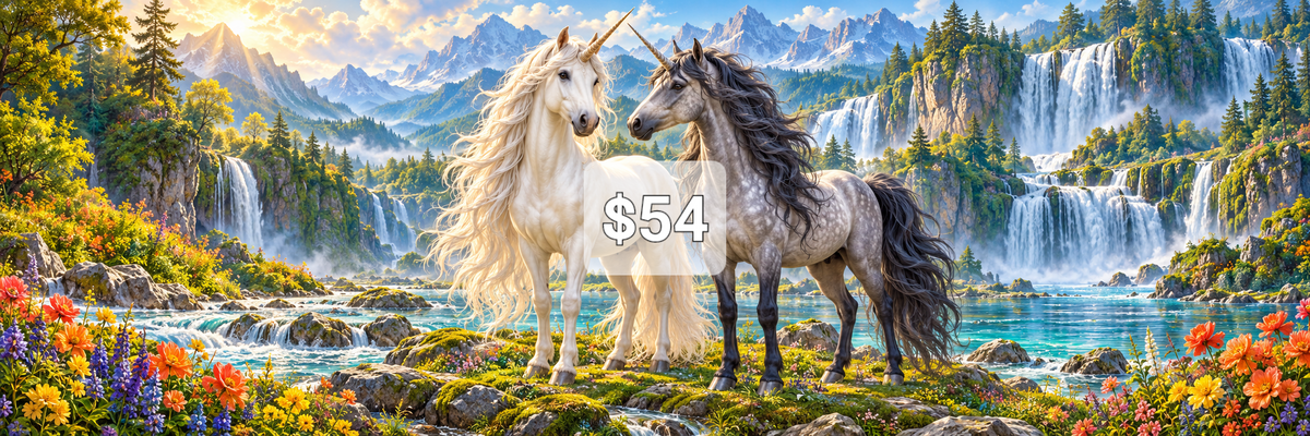 Limited Edition Mega Canvas PREMADE ARTWORK SPECIAL 1 Cosmic Crafts