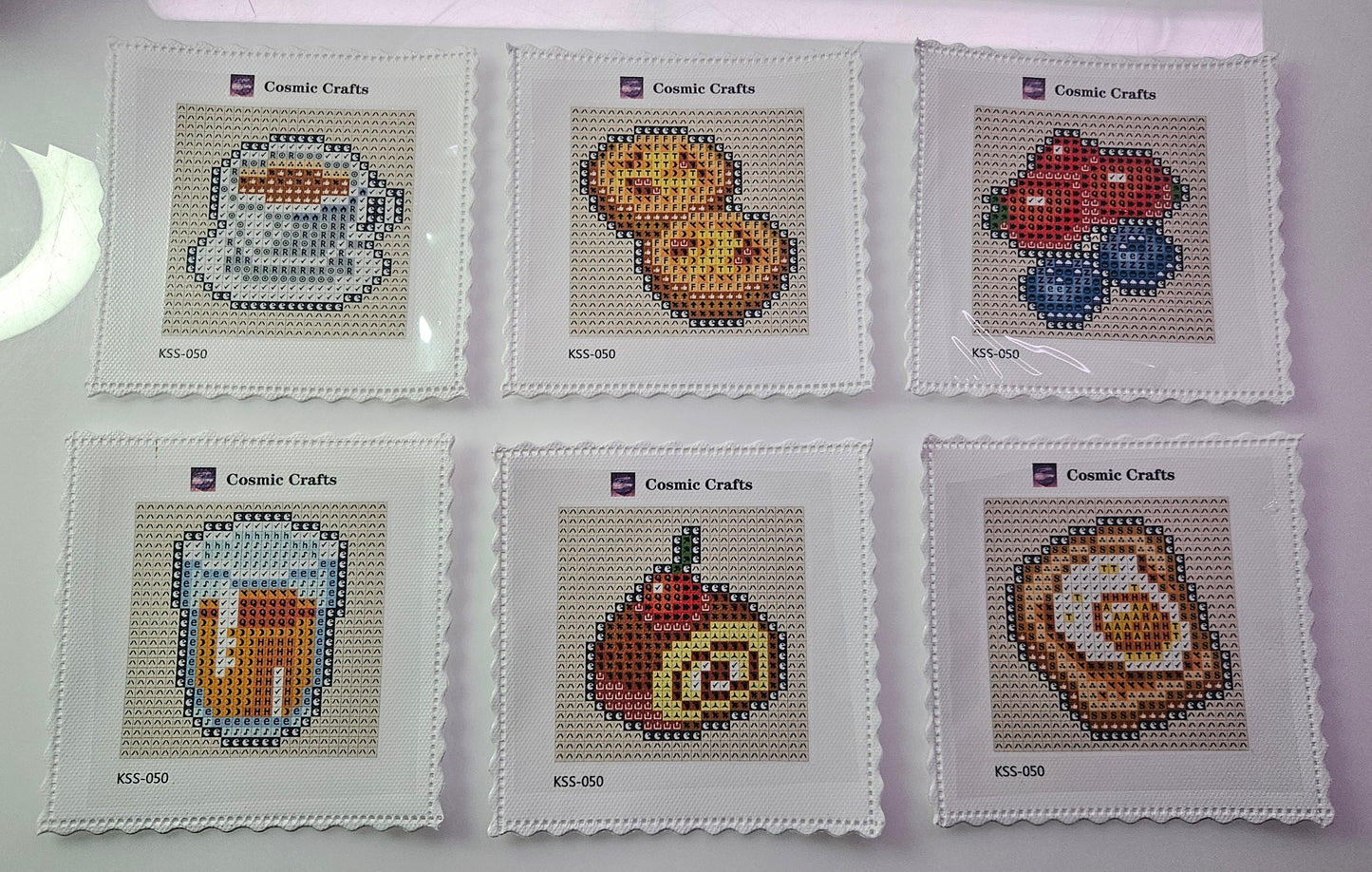 Mini Breakfast Treats Diamond Art Kit (6-Pack) Cosmic Crafts