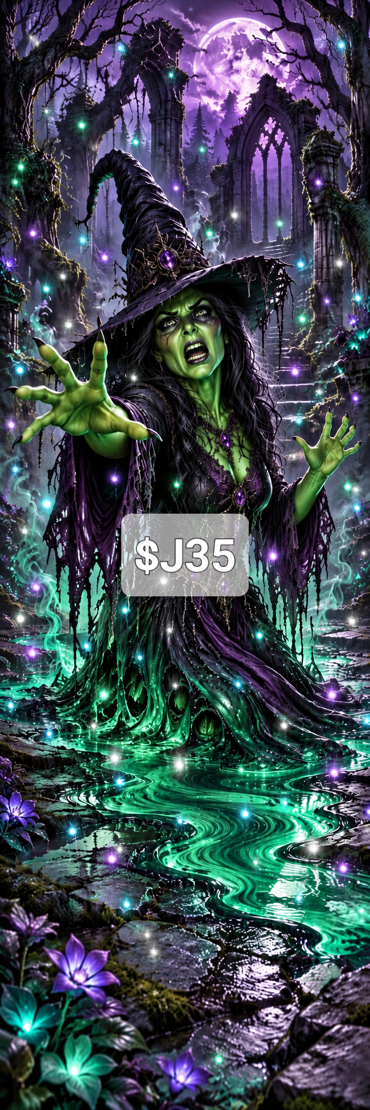 Limited Edition Mega Canvas PREMADE ARTWORK SPECIAL 2 Cosmic Crafts