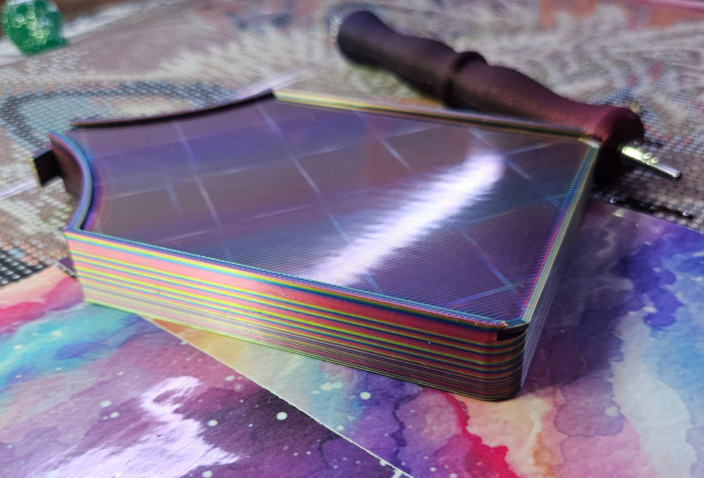 ECLIPSE WASHI Diamond Painting Tray with Lid, Spill Resistant Diamond Art Accessory Cosmic Crafts