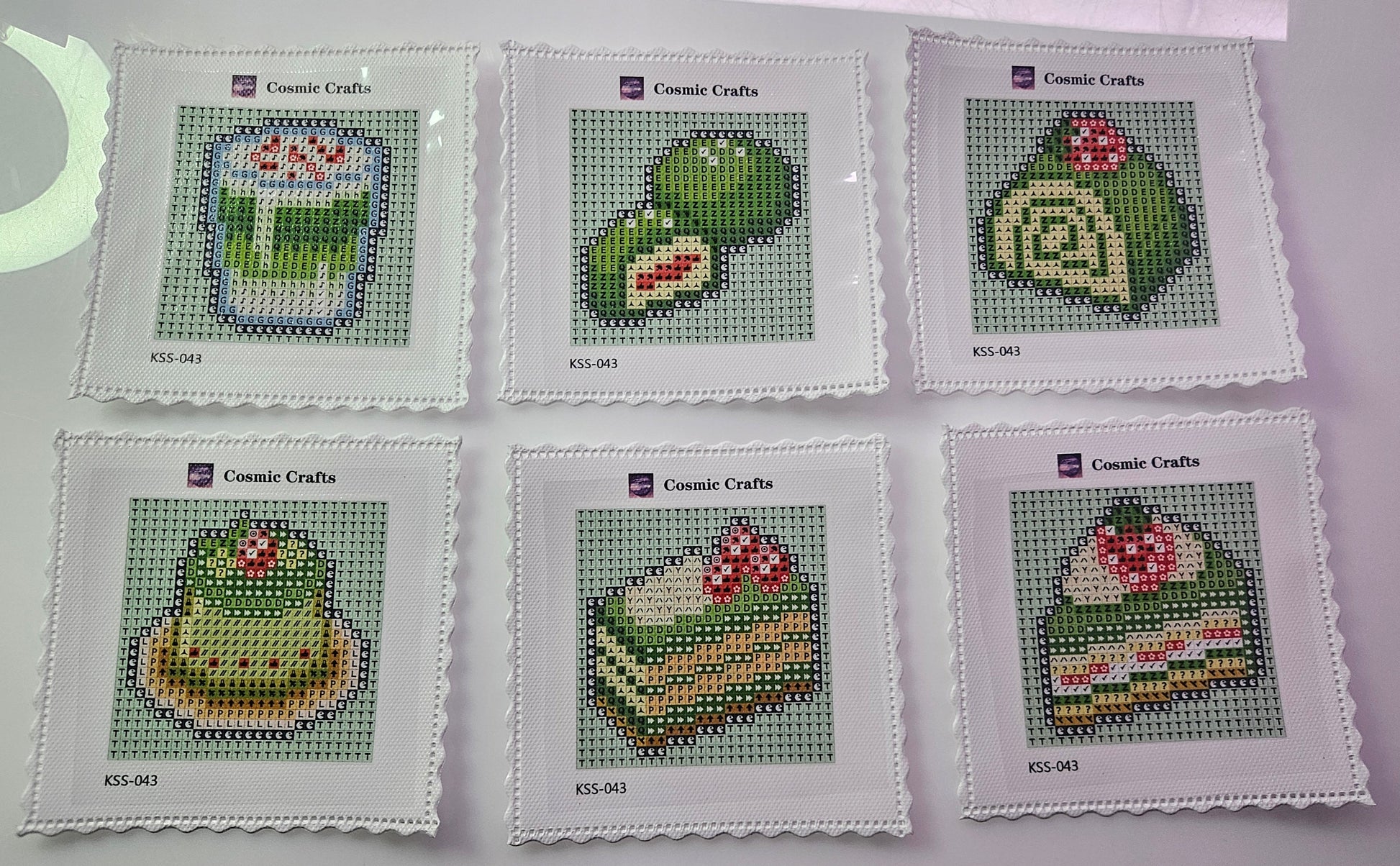 Mini Matcha Strawberry Treats Diamond Art Kit (6-Pack) Cosmic Crafts