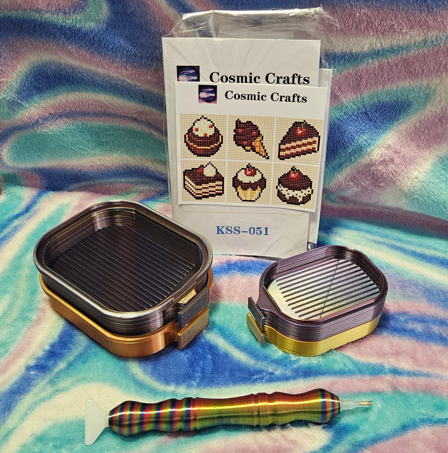 Coco Caramel Shimmer & Save Diamond Painting Bundle Cosmic Crafts
