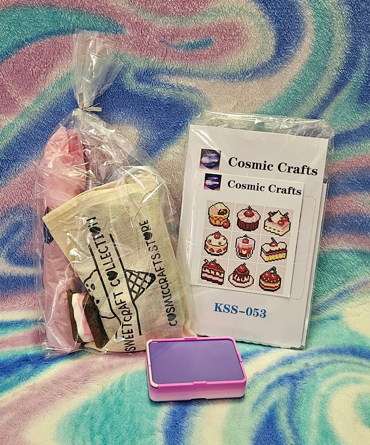 Pink Dessert Shimmer & Save Diamond Painting Bundle Cosmic Crafts