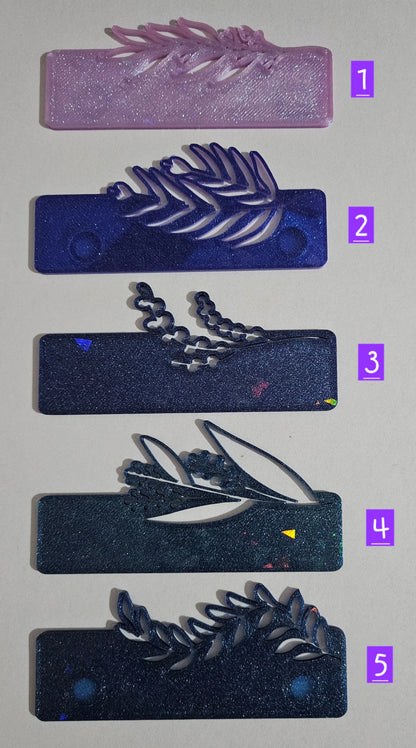 Personalized Floral Coverminder, Large Diamond Art Cover Minder, Custom Name Magnet, 3D Printed Floral Design Cosmic Crafts