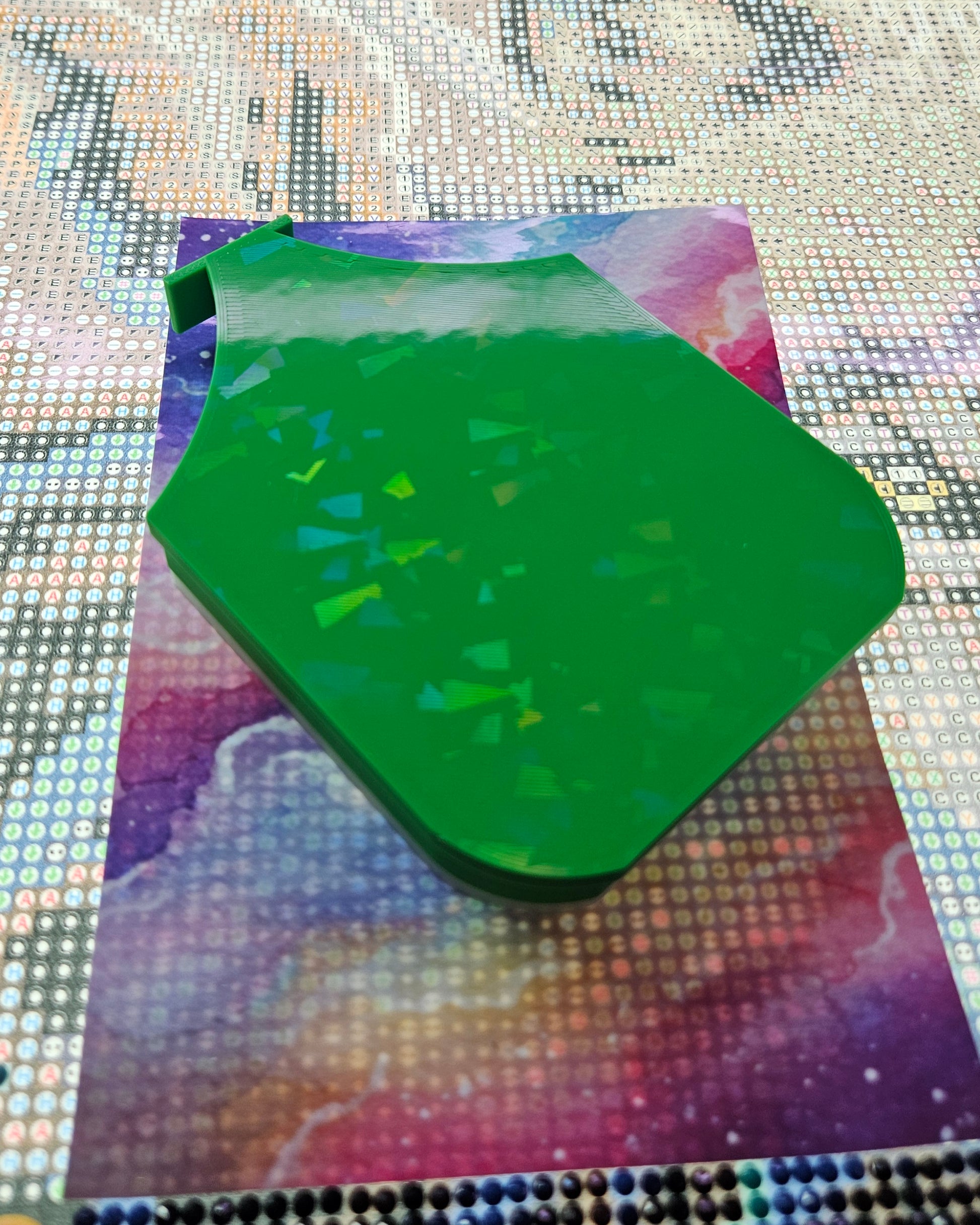 Multi-Color Asteroid Washi SNAP, Medium Diamond Painting Tray with Snap-On Lid Cosmic Crafts