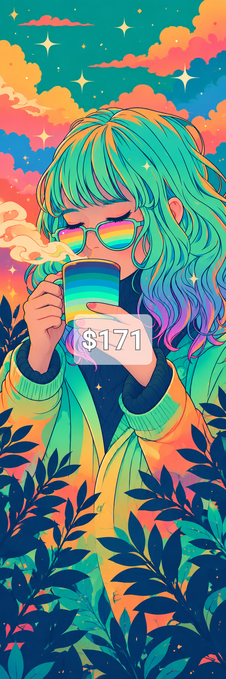 Limited Edition Mega Canvas PREMADE ARTWORK SPECIAL 1 Cosmic Crafts