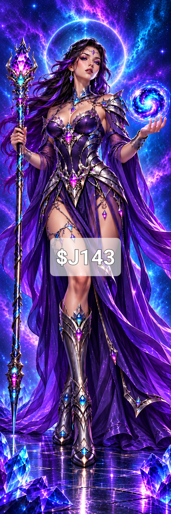Limited Edition Mega Canvas PREMADE ARTWORK SPECIAL 2 Cosmic Crafts