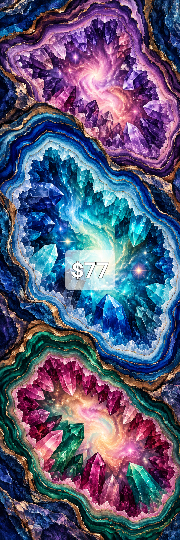 Limited Edition Mega Canvas PREMADE ARTWORK SPECIAL 1 Cosmic Crafts