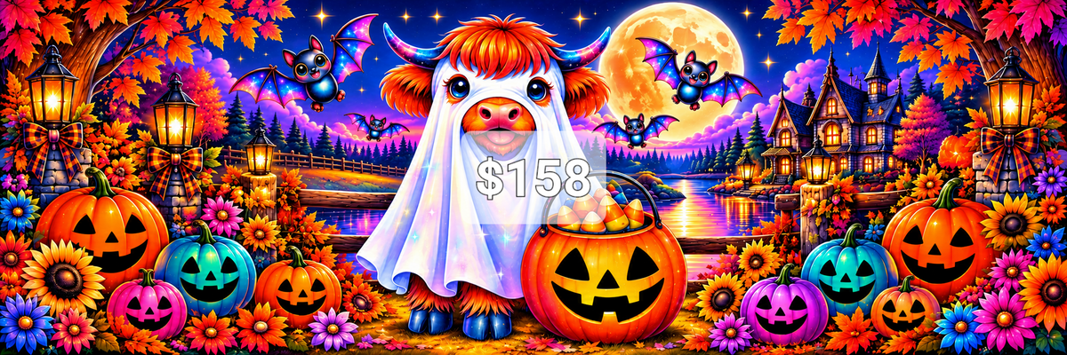 Limited Edition Mega Canvas PREMADE ARTWORK SPECIAL 1 Cosmic Crafts