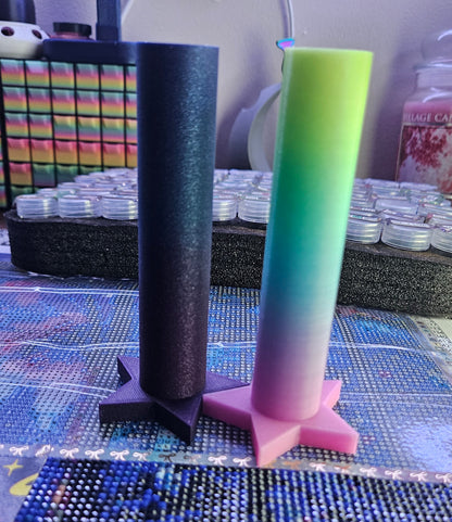 Cosmic Star Base Washi Tape Holder, 3D Printed Craft Tape Storage Stand, Diamond Painting Washi Tape Organizer, Made To Order & Lightweight