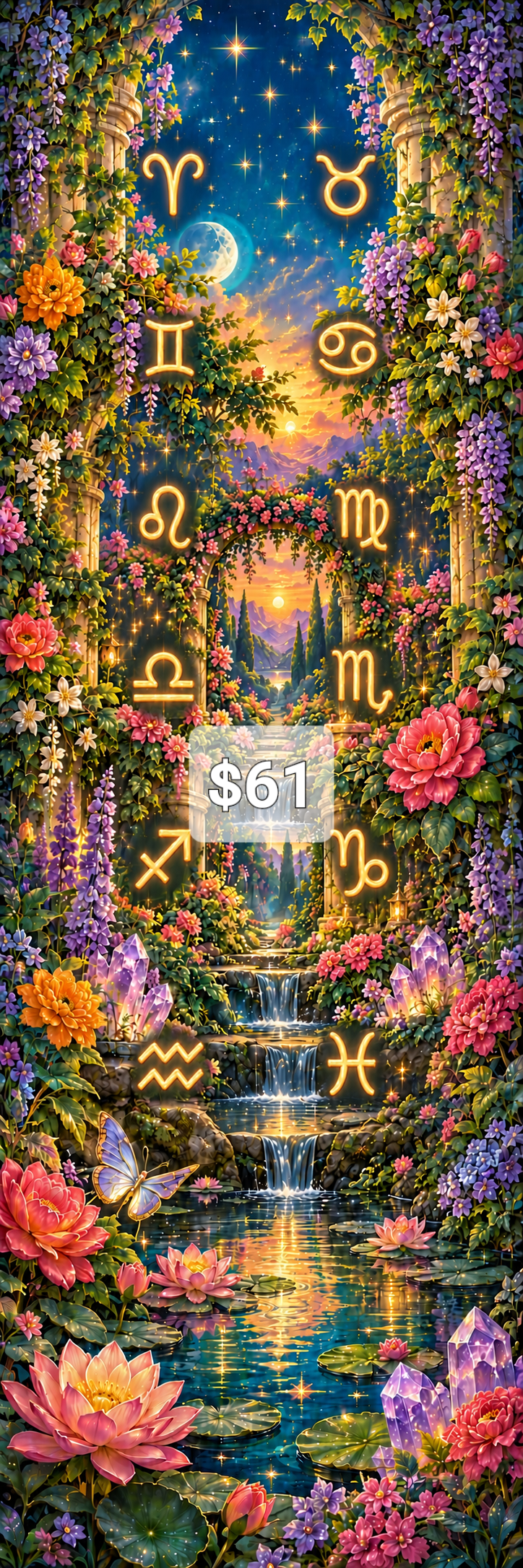 Limited Edition Mega Canvas PREMADE ARTWORK SPECIAL 1 Cosmic Crafts