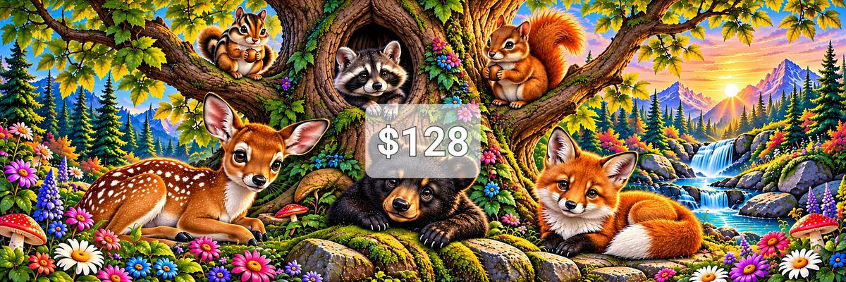 Limited Edition Mega Canvas PREMADE ARTWORK SPECIAL 1 Cosmic Crafts