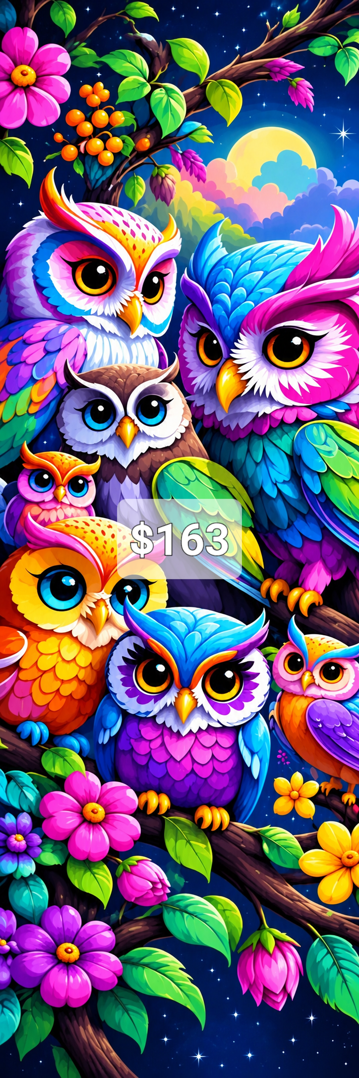 Limited Edition Mega Canvas PREMADE ARTWORK SPECIAL 1 Cosmic Crafts