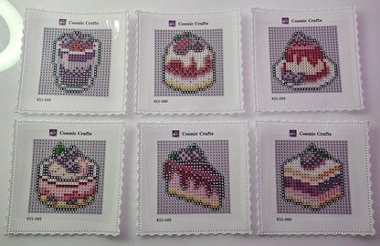 Mini Berry Medley Treats Diamond Art Kit (6-Pack) Cosmic Crafts