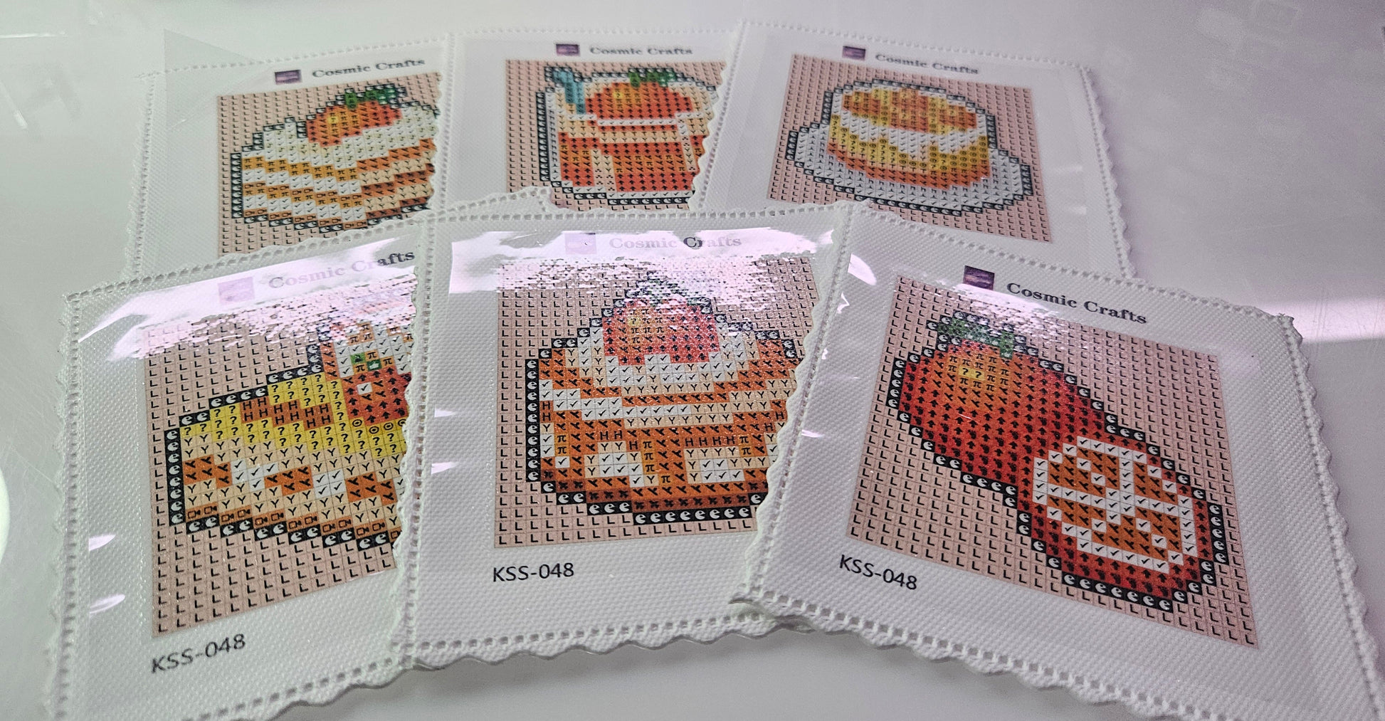 Mini Orange Citrus Treats Diamond Art Kit (6-Pack) Cosmic Crafts