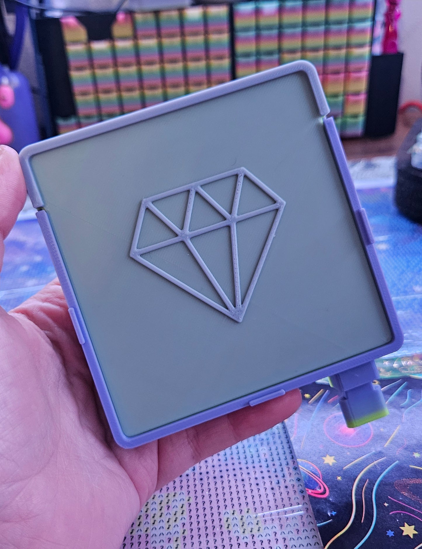 100x100mm Stacking Diamond Painting Tray, 3D Printed Made to Order Drill Tray, Diamond Art Organizer, Rhinestone Tool, Stackable Gem Storage