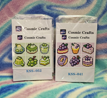 Pastel Fruit Shimmer & Save Diamond Painting Bundle Cosmic Crafts