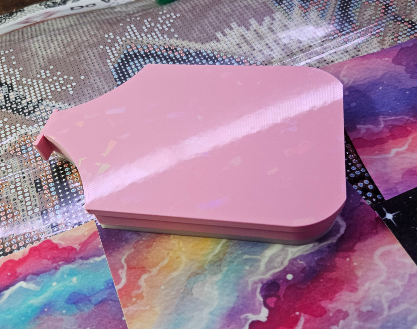 Multi-Color Planet Washi SNAP, Large Diamond Painting Tray with Snap-On Lid Cosmic Crafts