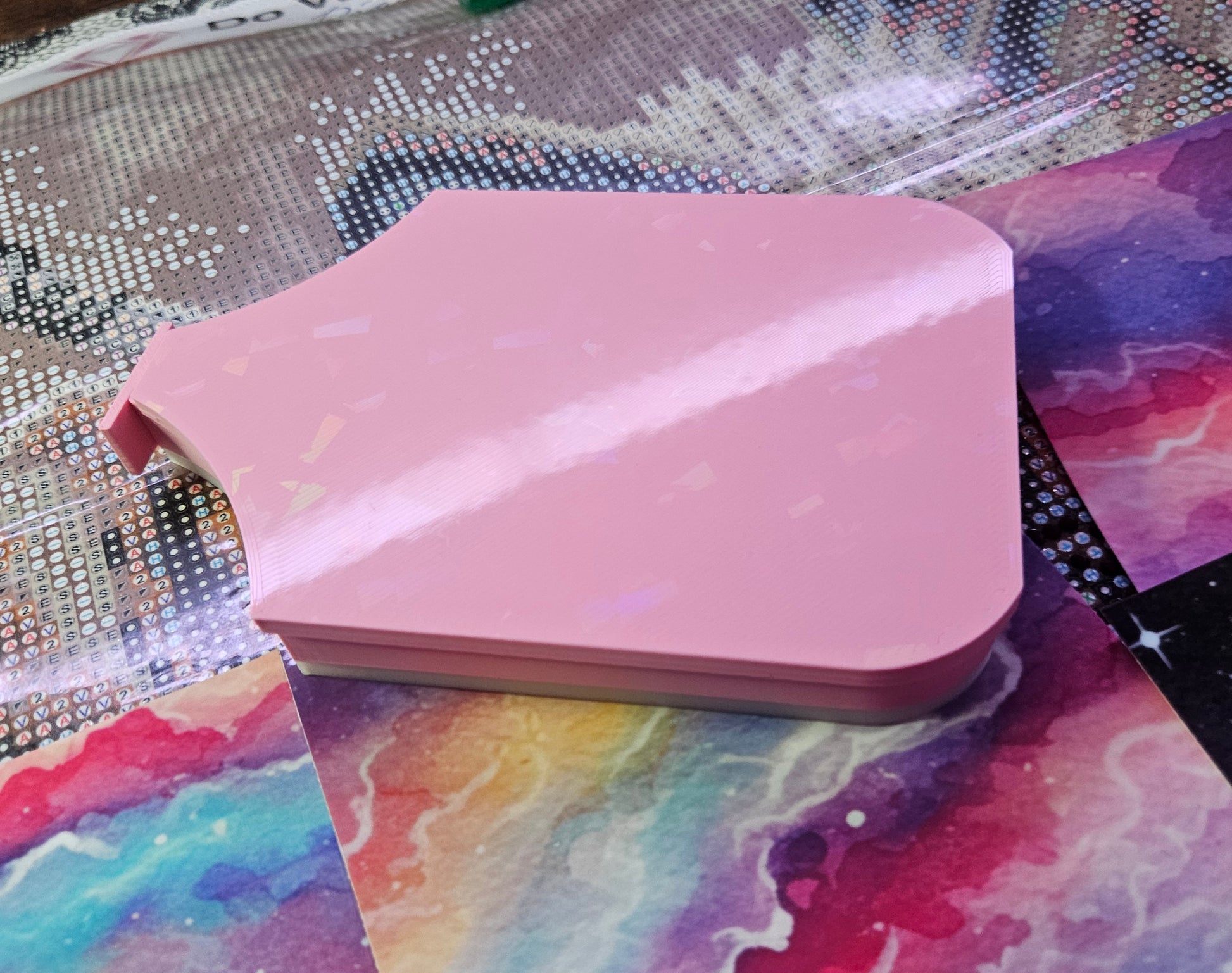 Multi-Color Planet Washi SNAP, Large Diamond Painting Tray with Snap-On Lid Cosmic Crafts